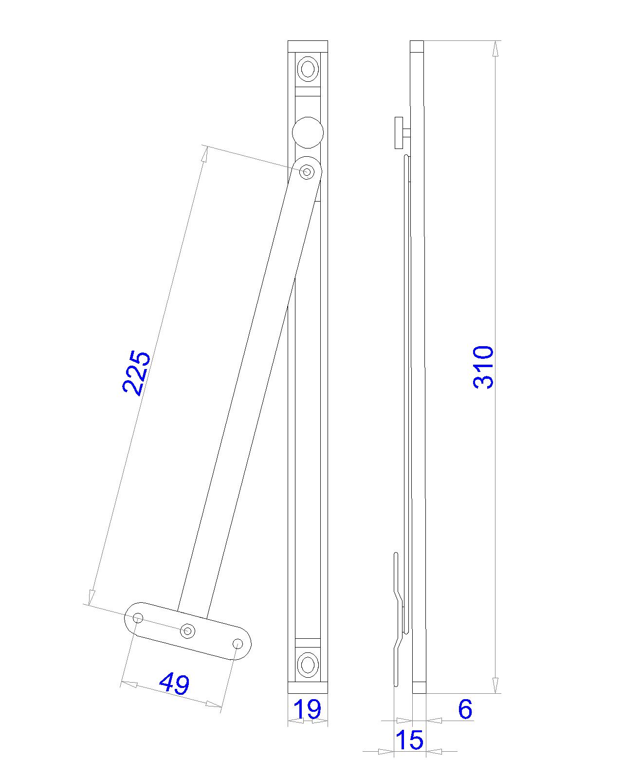 Limit Stay+Lock 12" (Point)