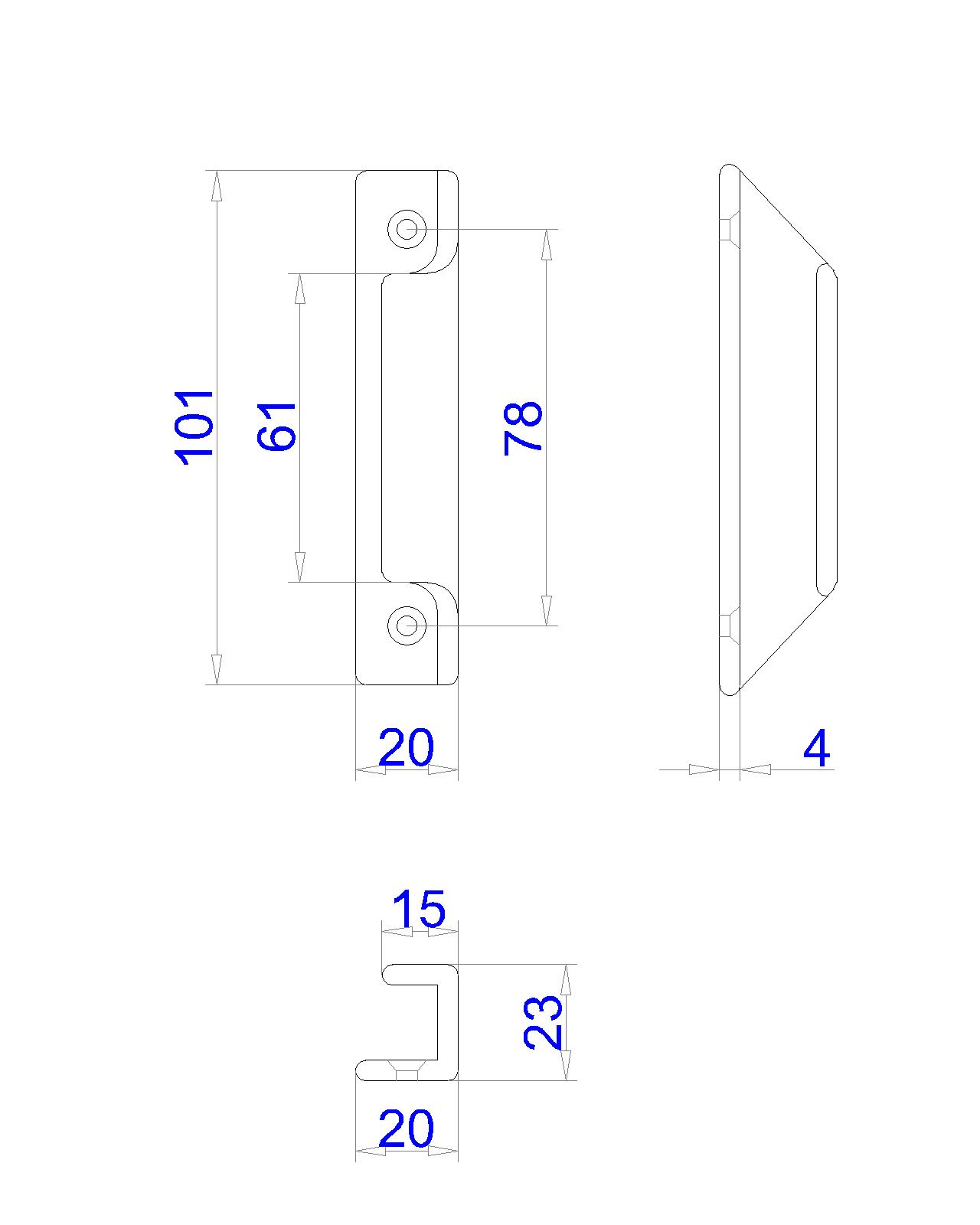 Mosquito Screen Handle