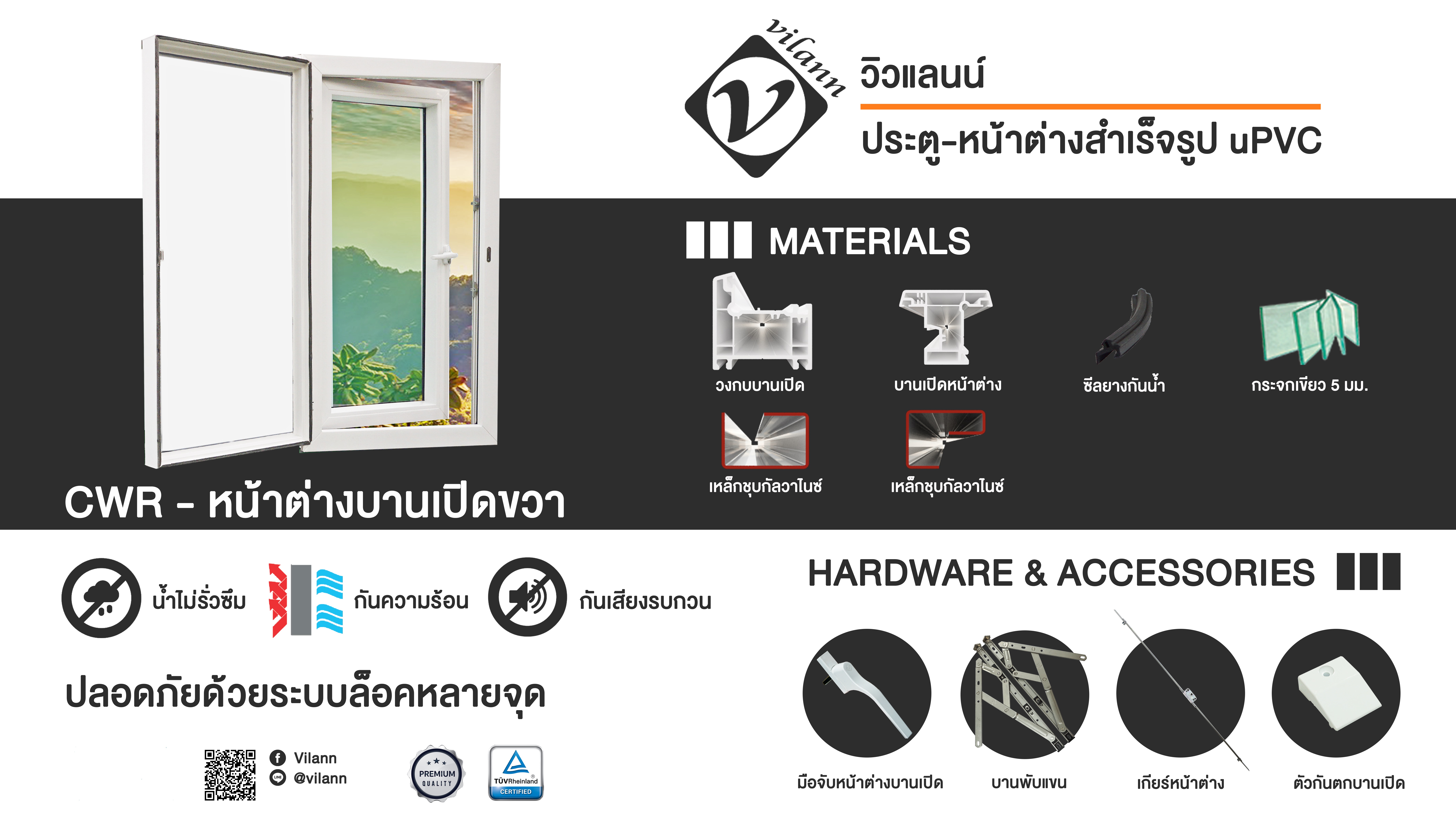 Casement Window,Right+Screen