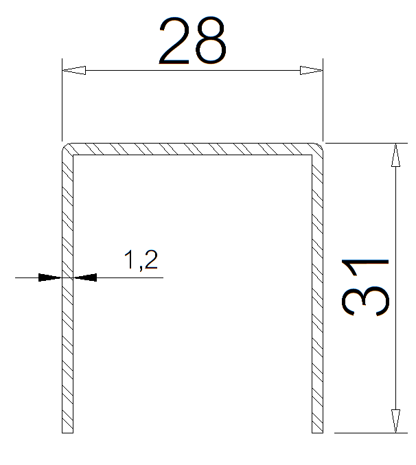 Steel For Sliding Door Sash 92 (SD)