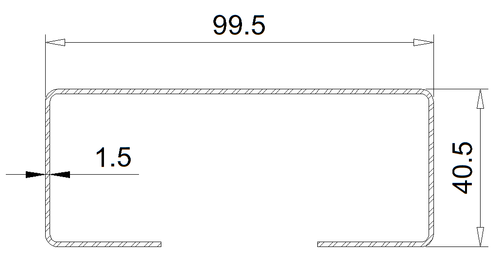 Steel For Large Post 40 (Swing Door) /33-597.018