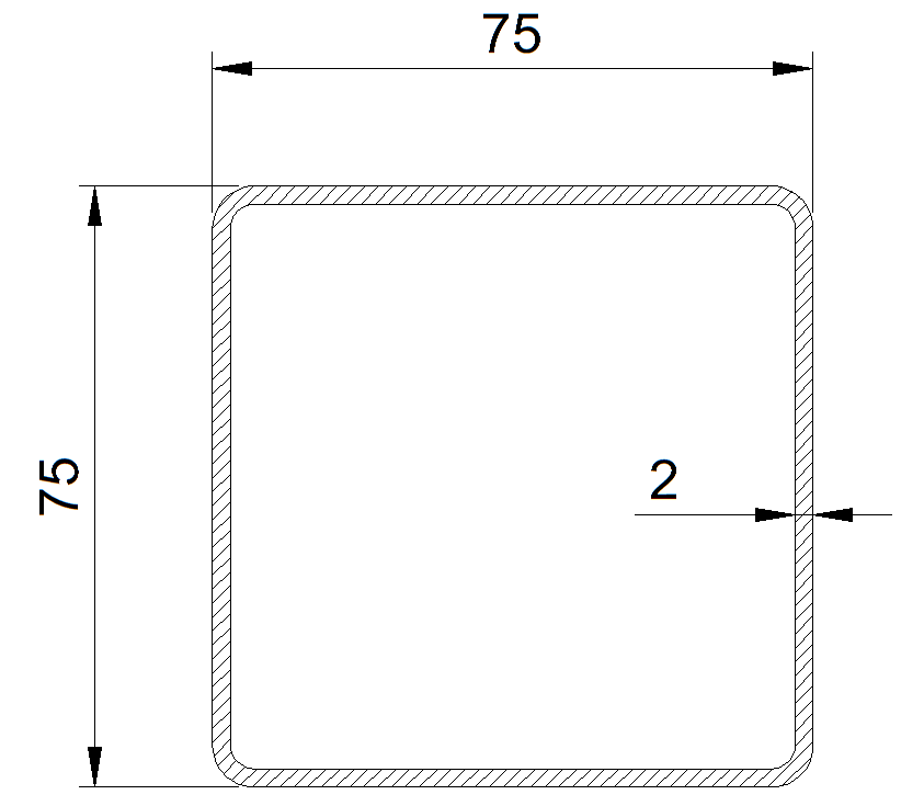 Steel for Small Post 3 3/8"
