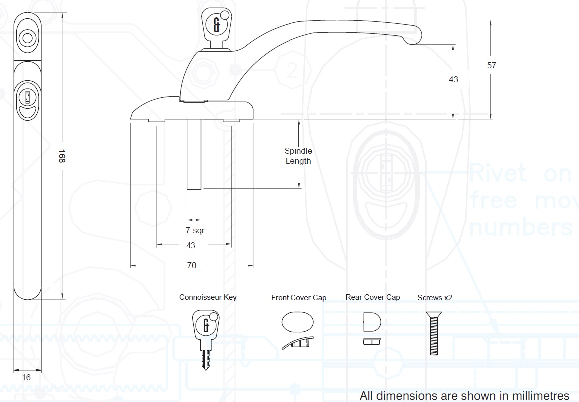 Connoisseur Handle,Key