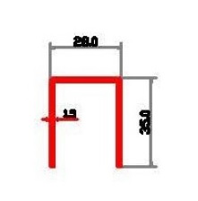 Steel For Sliding Door Sash 92 (Old SD)