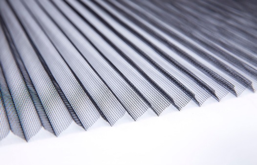 ผ้ามุ้งจีบตาสี่เหลี่ยม