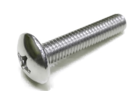 สกรูหัวร่ม JT#4x16แหวน+น็อต