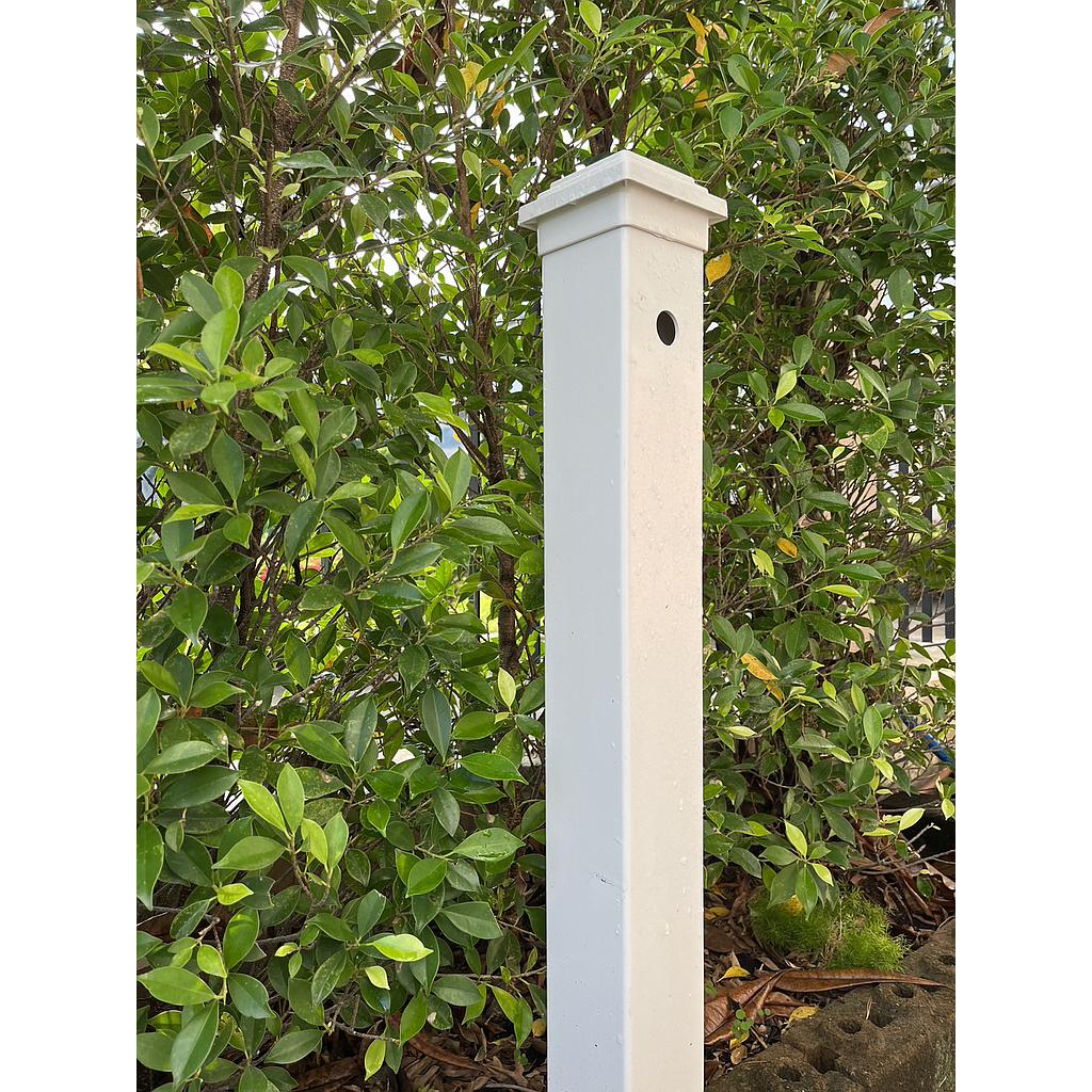 เสาก็อกสนาม ขนาด 3-3/8" สูง110 cm.(แบบลอย)