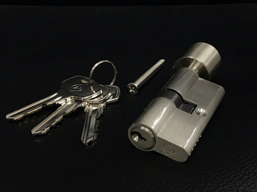 ไส้กุญแจชุดล็อคบานเลื่อน