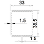 Steel Tube For Casement Door Sash /33-597.007