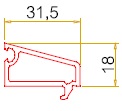 Glazing Bead 31.5