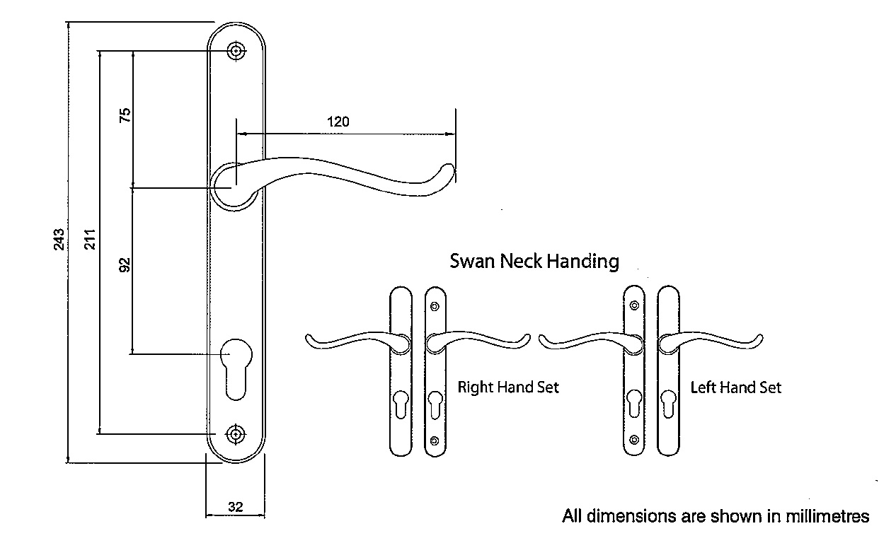 Swan Handle, Left