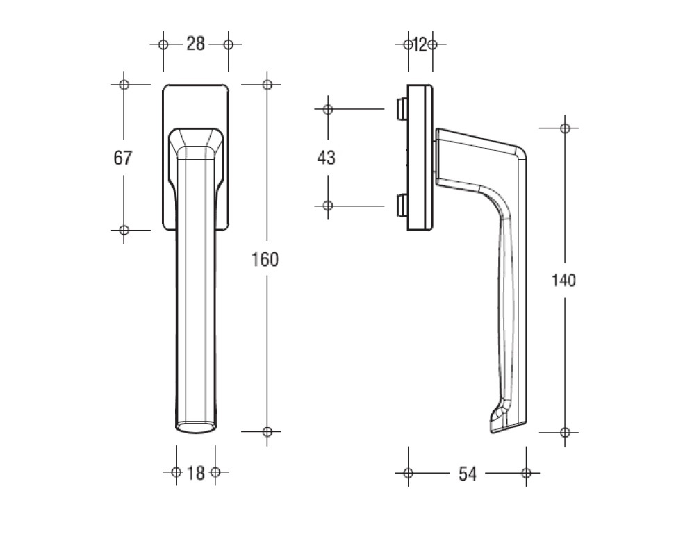 Balcony Handle Inside