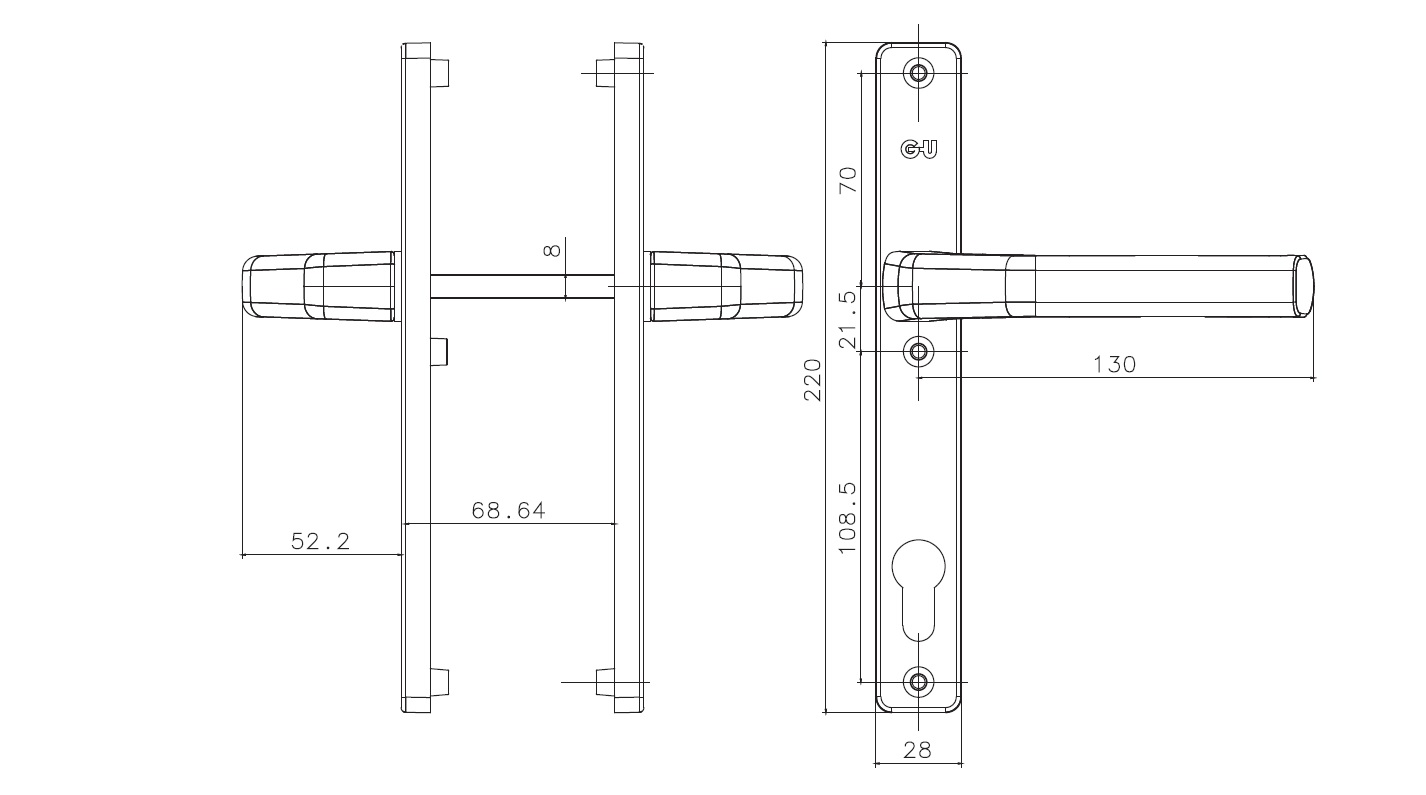 Entrance Handle Set