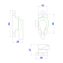 New Simplex Cresent Lock