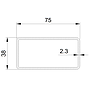 Steel For Large Post 46/Rail 2.0mm