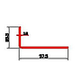 Steel For Square Post 135 (SD)